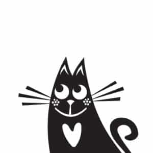 graphic of a cat