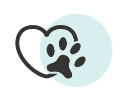 Paw and Heart Icon